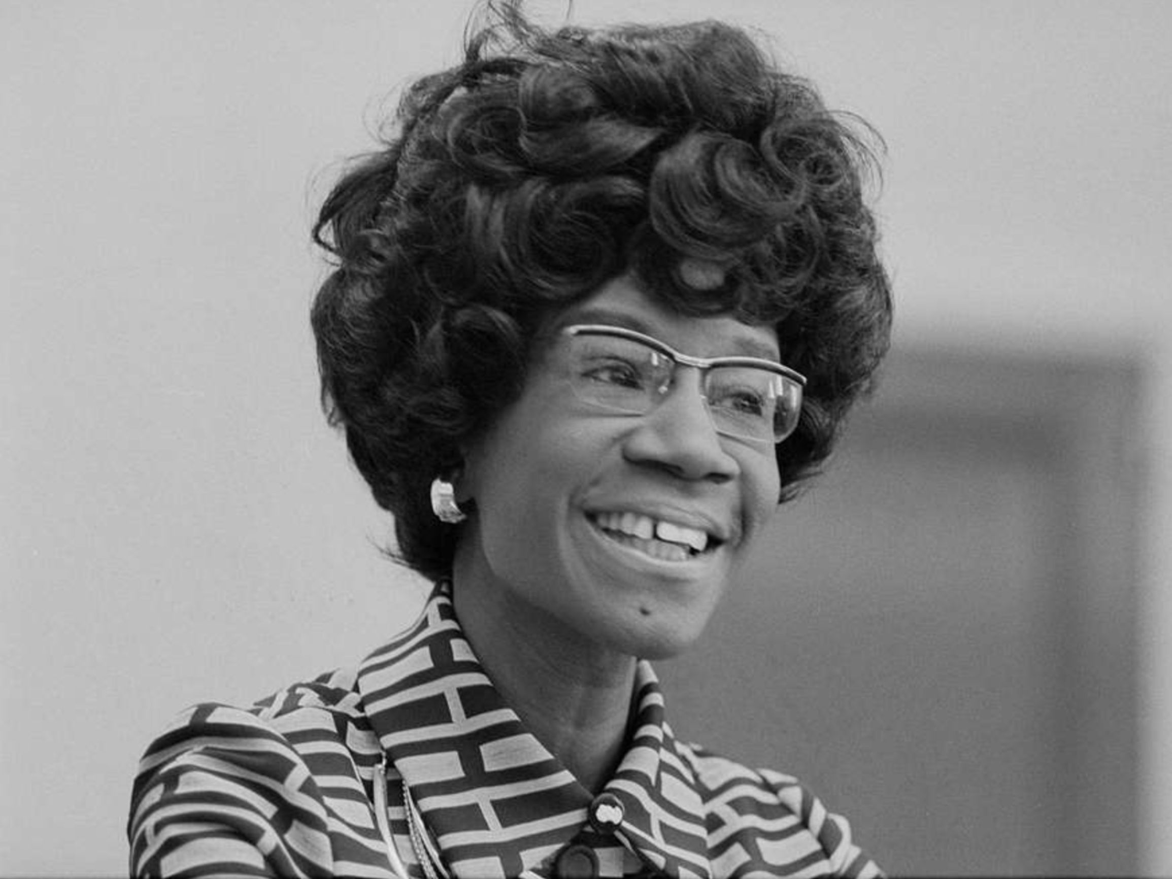 Shirley Chisholm announcing her candidacy for President