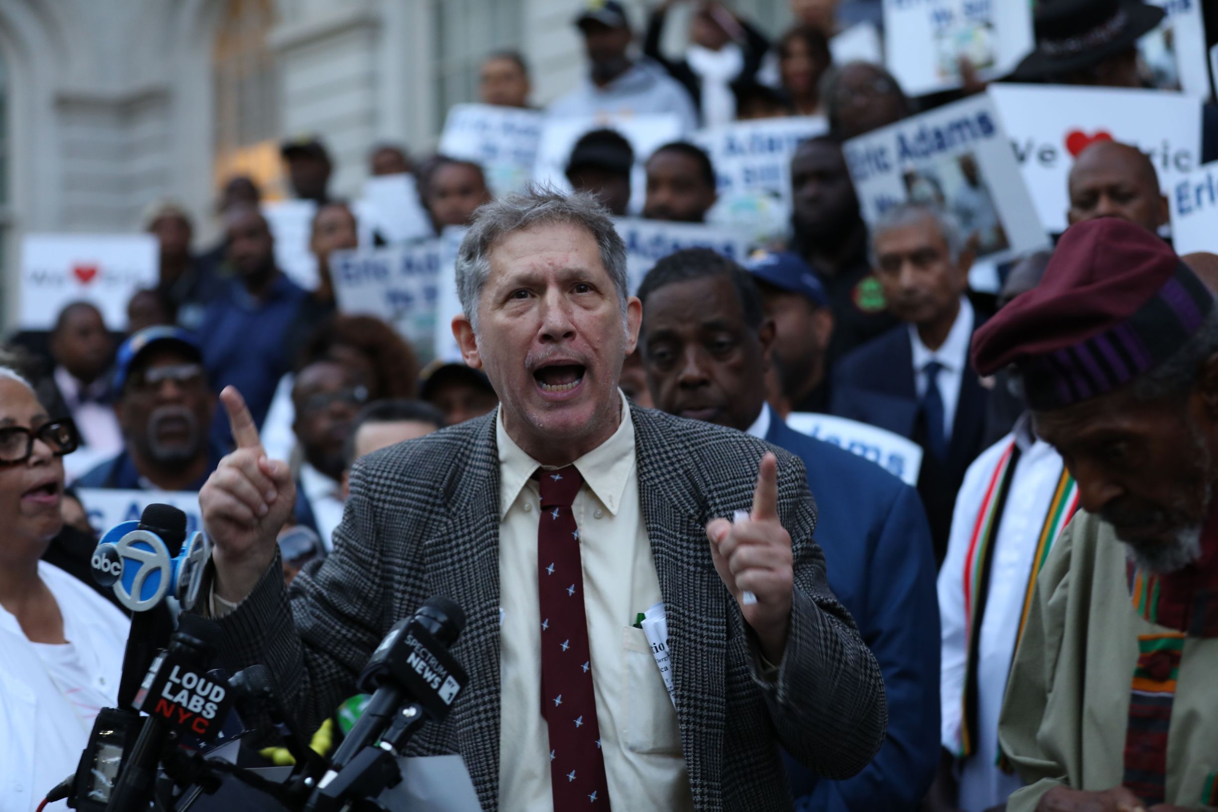 Rally for NYC Mayor Eric Adams by Clergy and Close Supporters