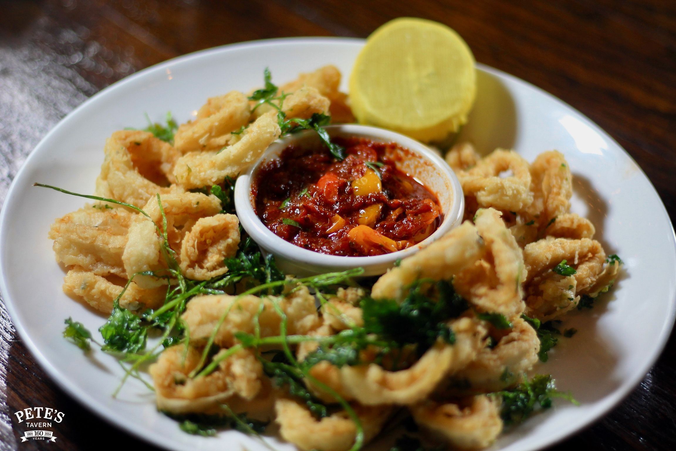 Pete's Tavern NYC Beer-Battered-Fried-Calamari