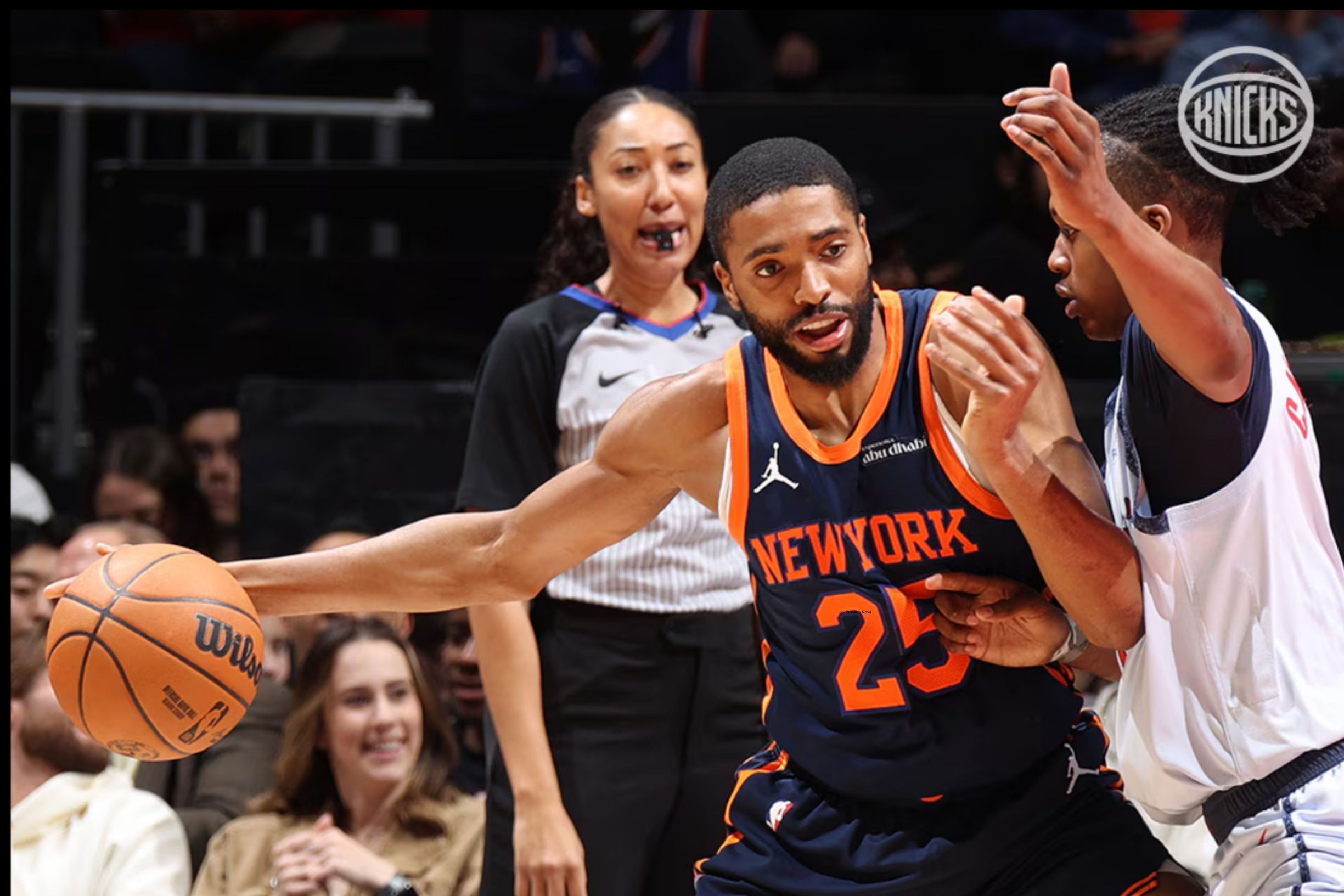 Mikal Bridges Knicks v Wizards Dec 30 - 1