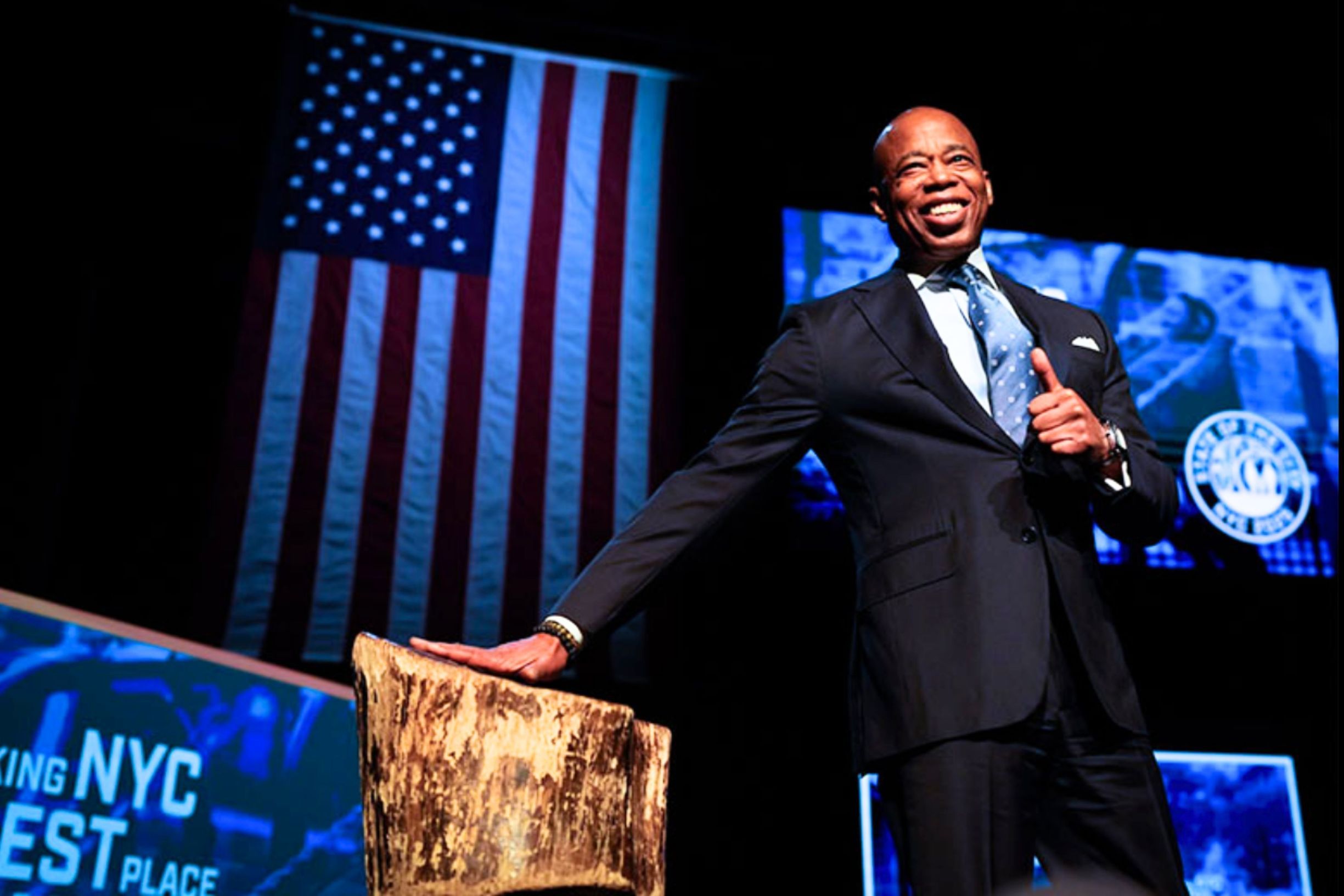 NYC Mayor Eric Adams 2025 State of the City at the Apollo Theater