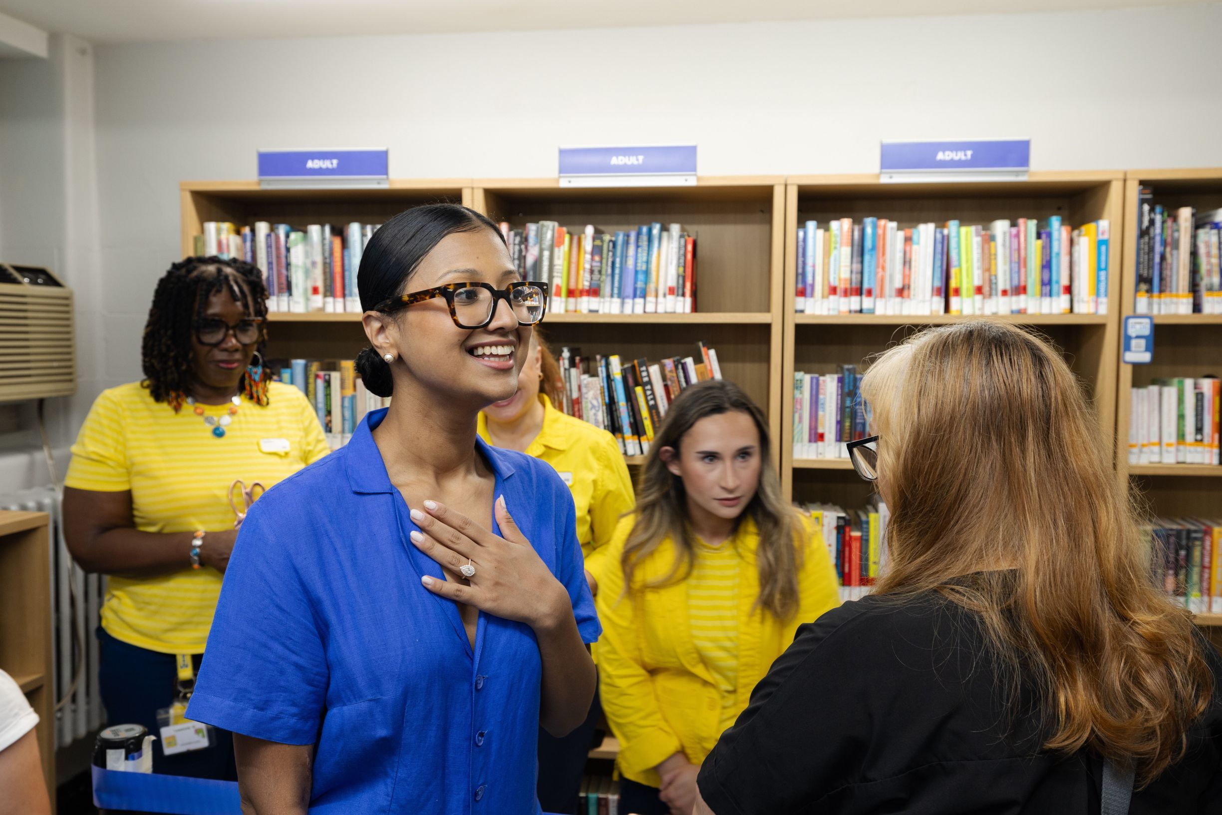 Council Member Shahana Hanif Library Carroll Gardnes