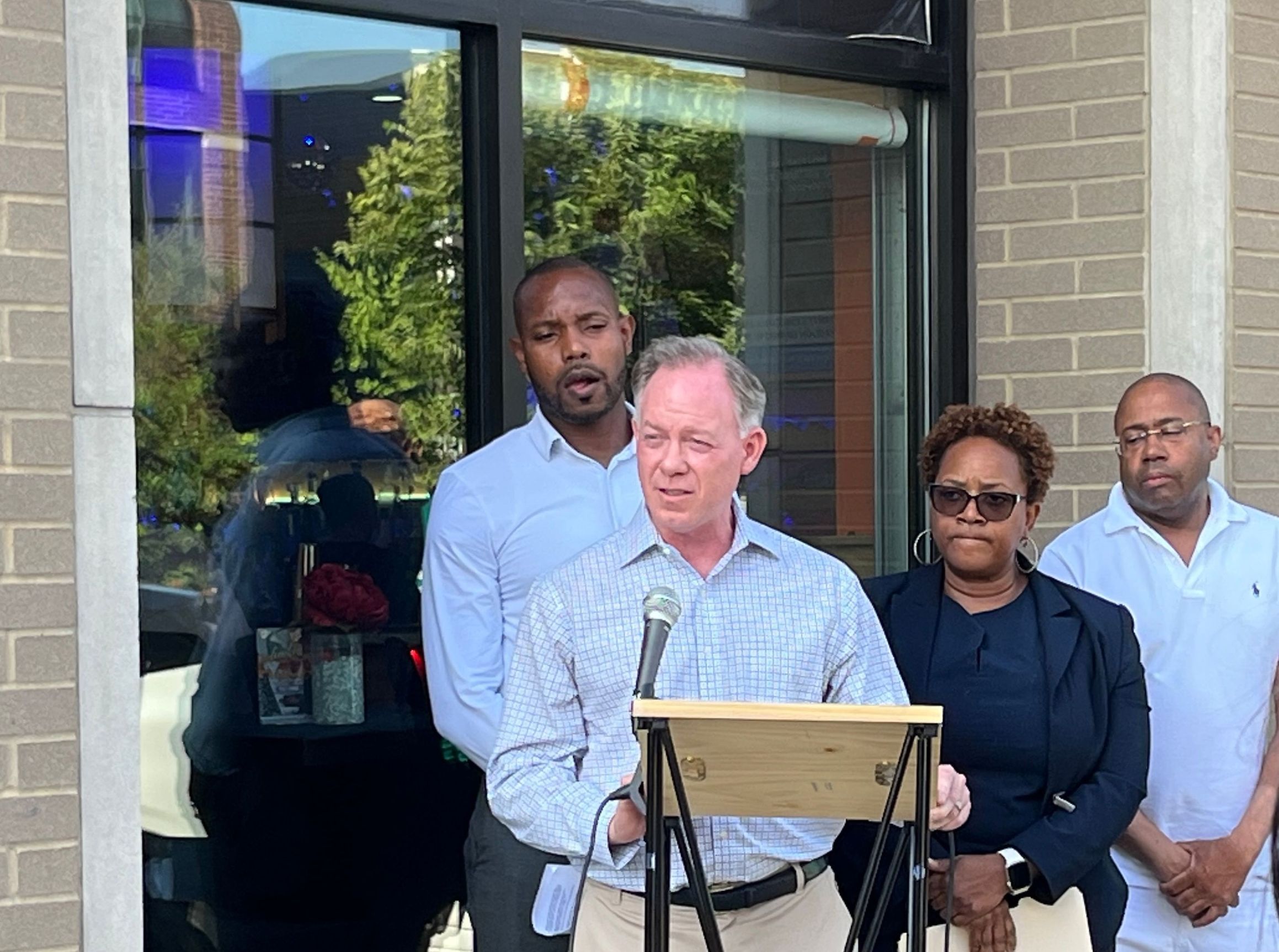Randy Peers of Brooklyn Chamber of Commerce at Press Conference for Fusion East.jpg