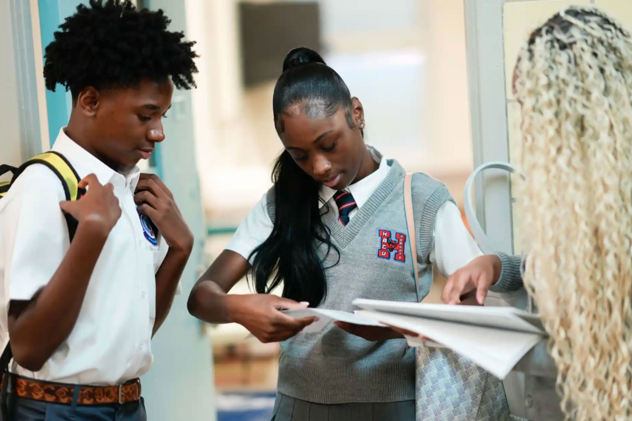 Mayor Eric Adams Sept 2025 at the new HBCU Early Prep High School in Jamaica, Queens