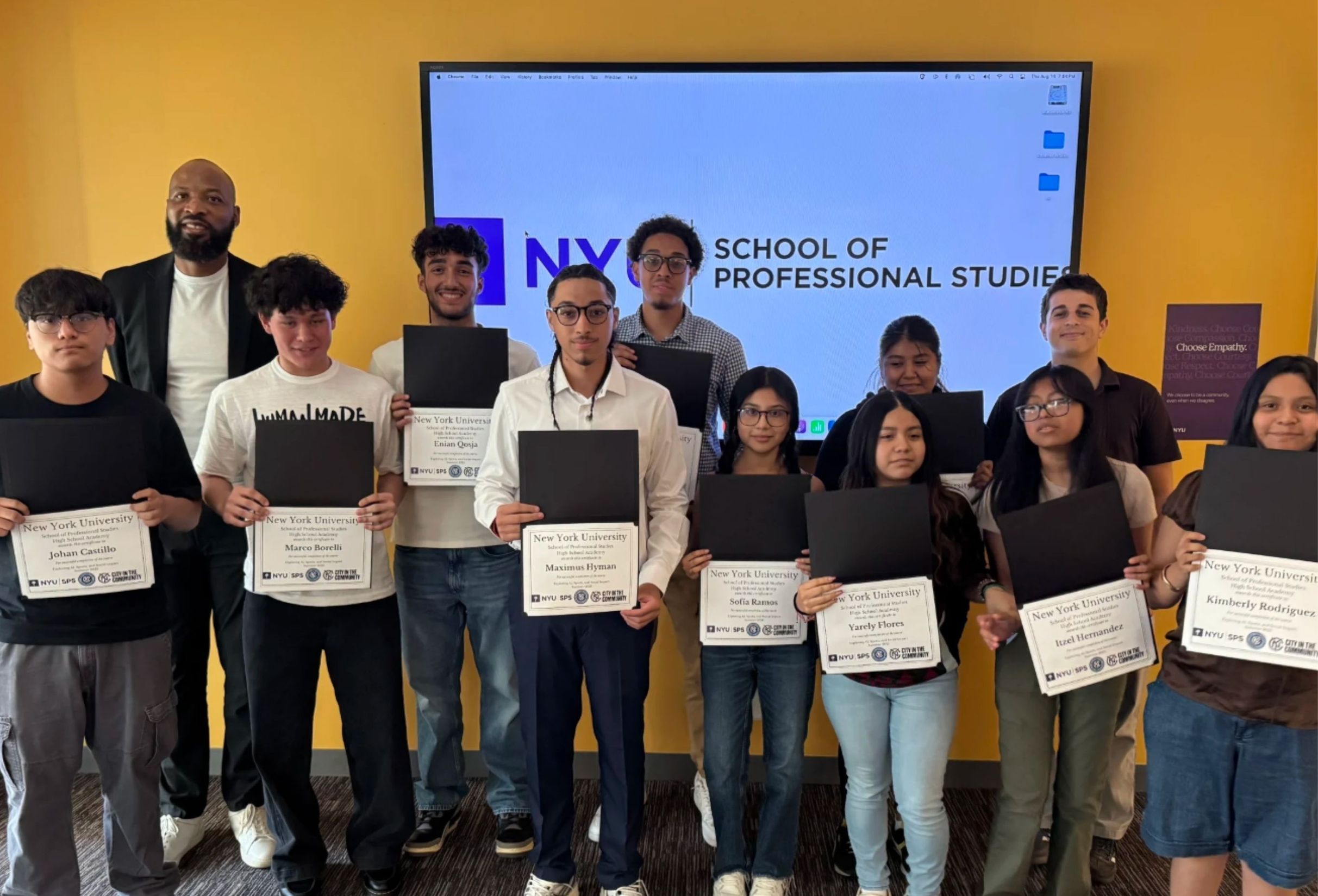 NYCF City in the Community Collaborates with NYU on AI Programming Course for Young Leaders - 1