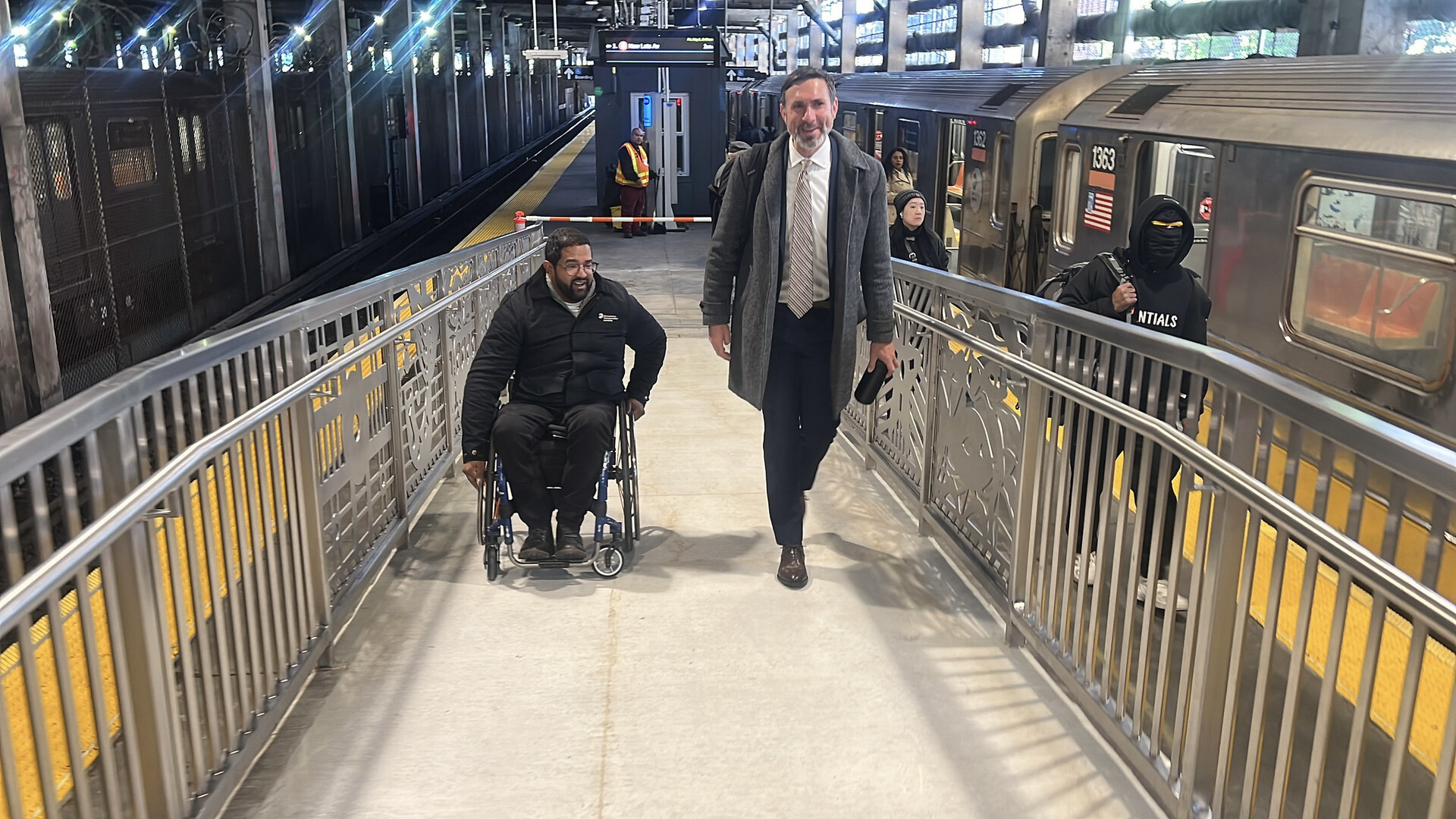 The MTA unveiled the now accessible Harlem-148 St 3 station.