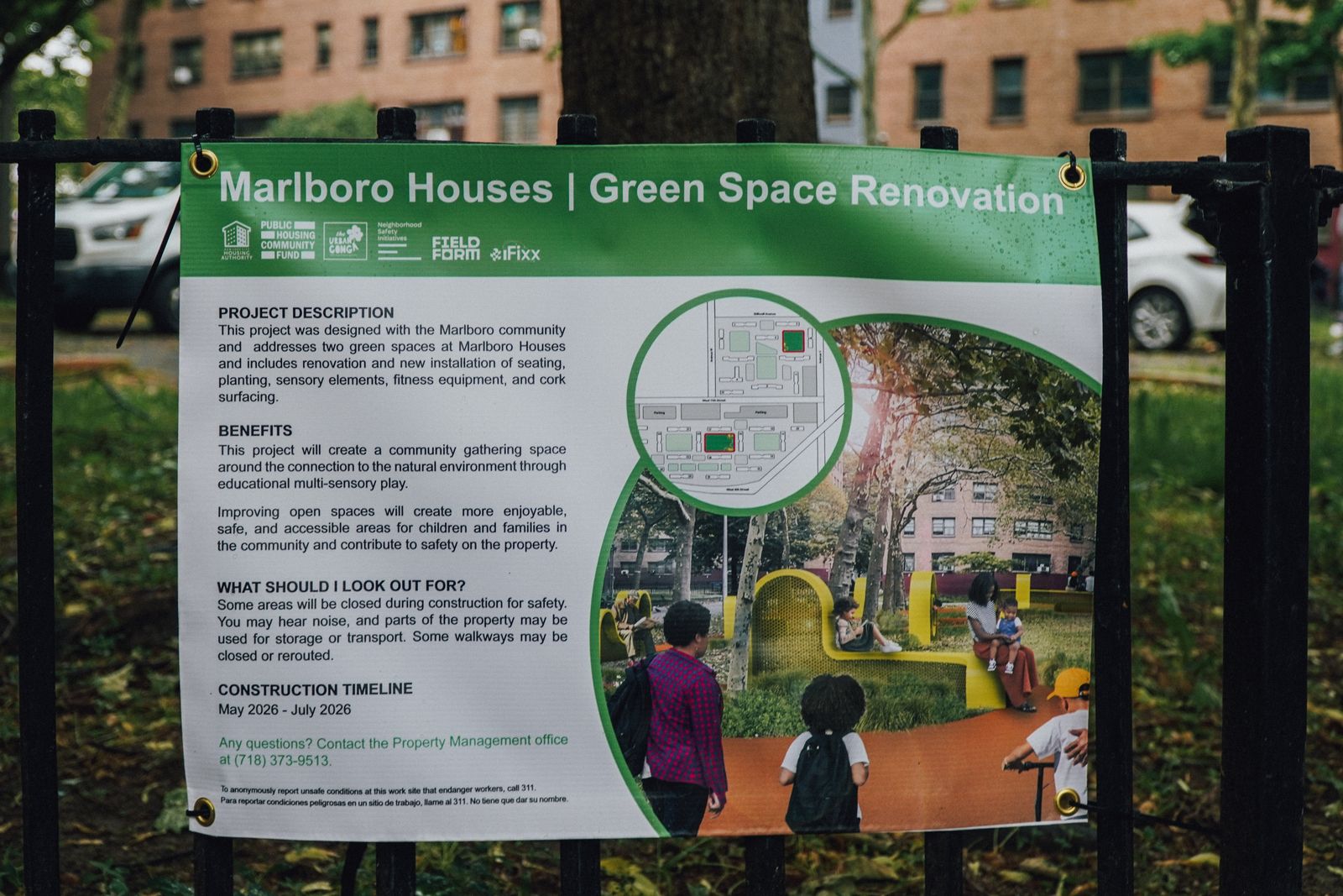 NYCHA Breaks Ground on Marlboro Green Space